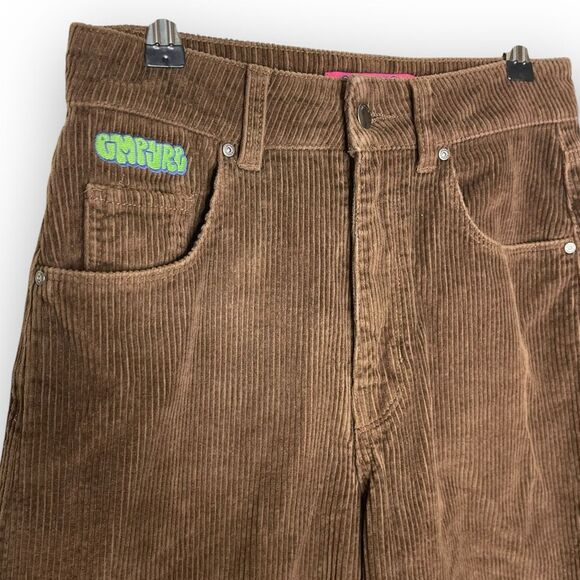 Empyre Tori Corduroy Pants Brown Skate Loose Baggy Relaxed Retro Women’s Size 2 - Picture 7 of 10